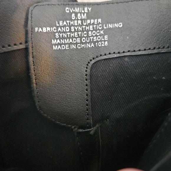 Chelsea & Violet Black Boots size 5.5 - Picture 9 of 10